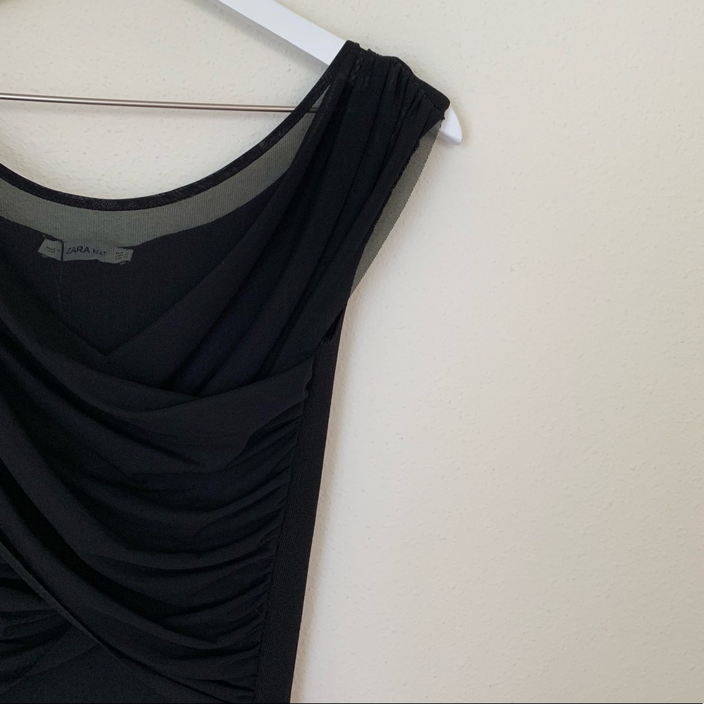 Zara Sheet Draped Knit Top - Picture 2 of 7